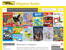 Tablet Screenshot of alligatorbooks.co.uk